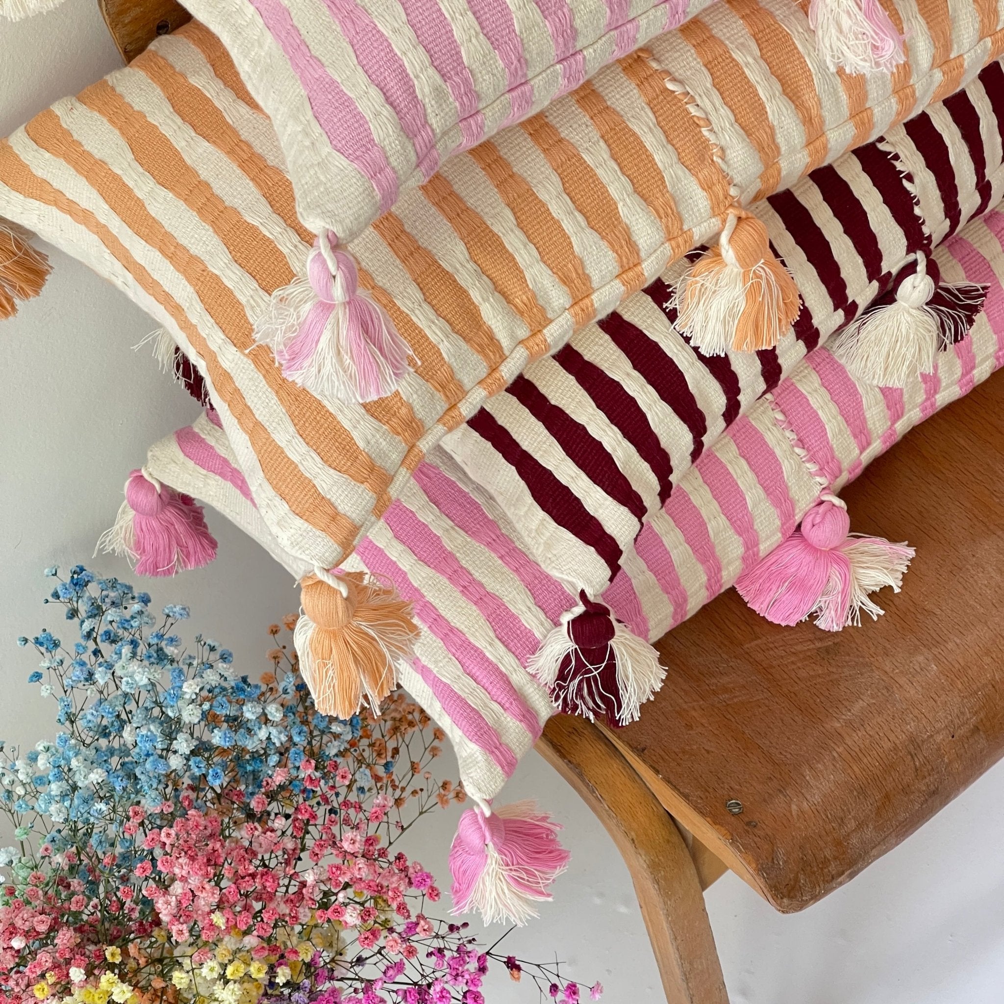Antigua Pillow - Peach