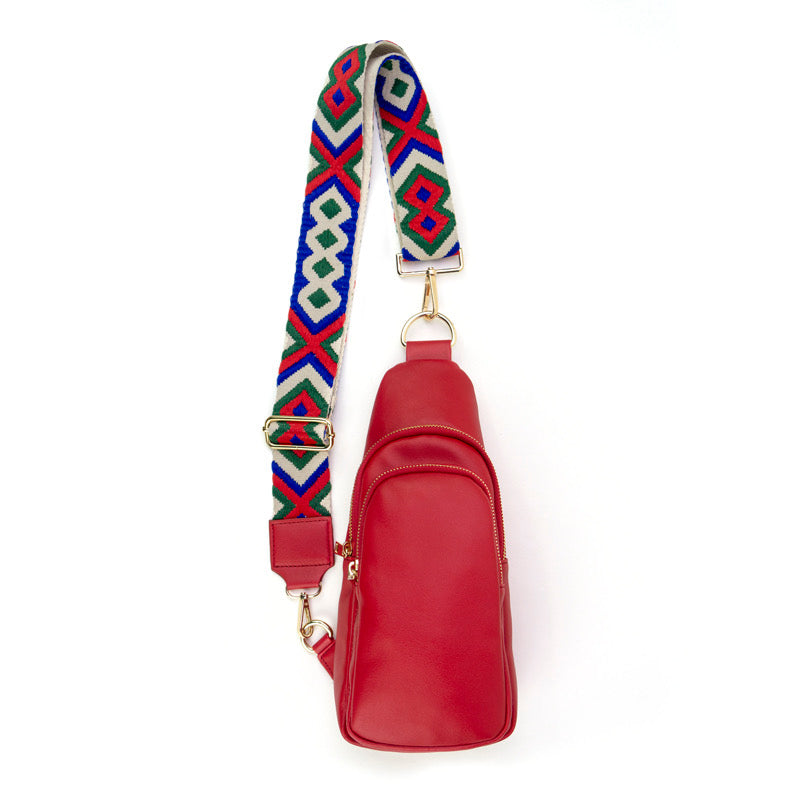 The Arden Sling Bag with Guitar Strap | Red
