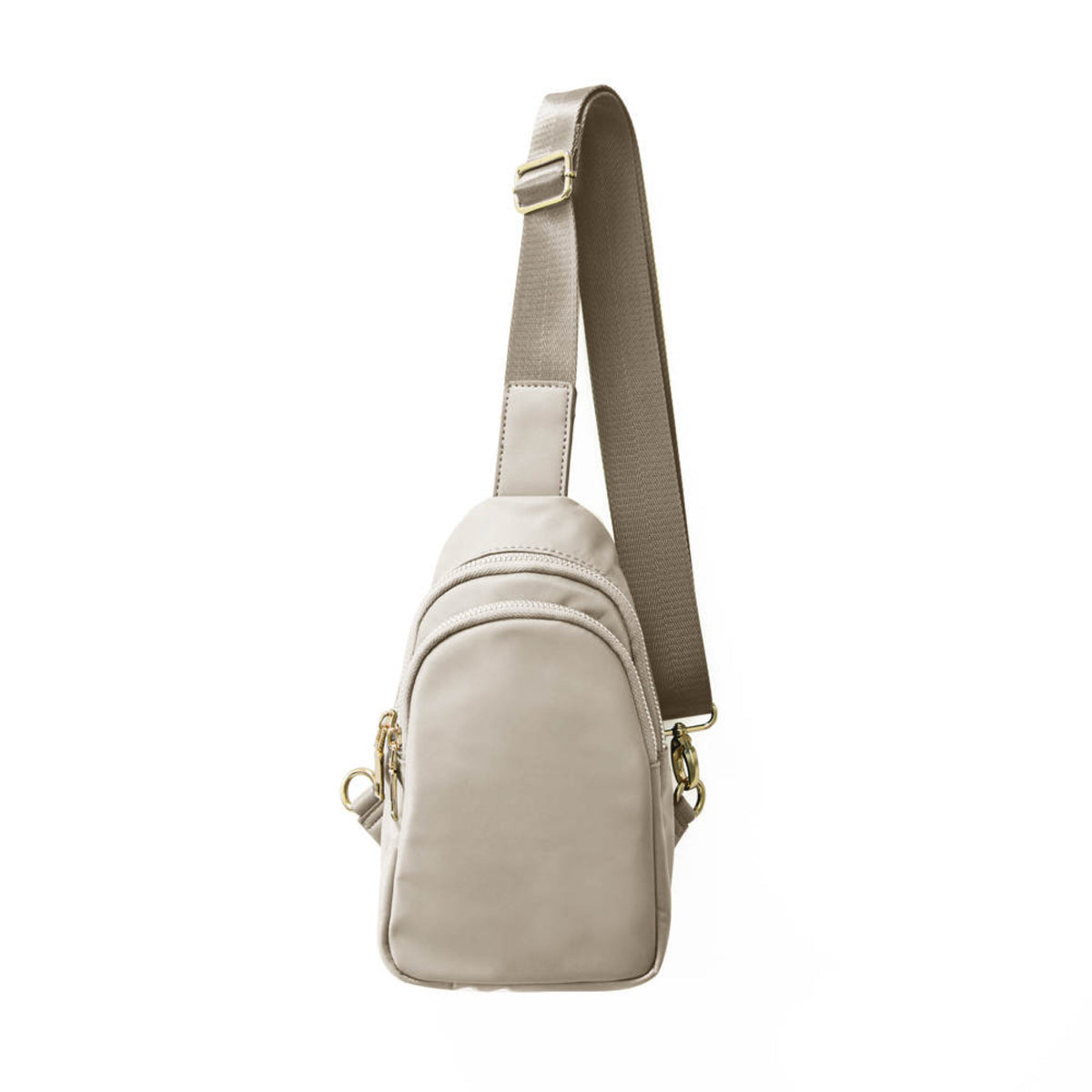 The River Sling Bag with Solid Strap | Taupe
