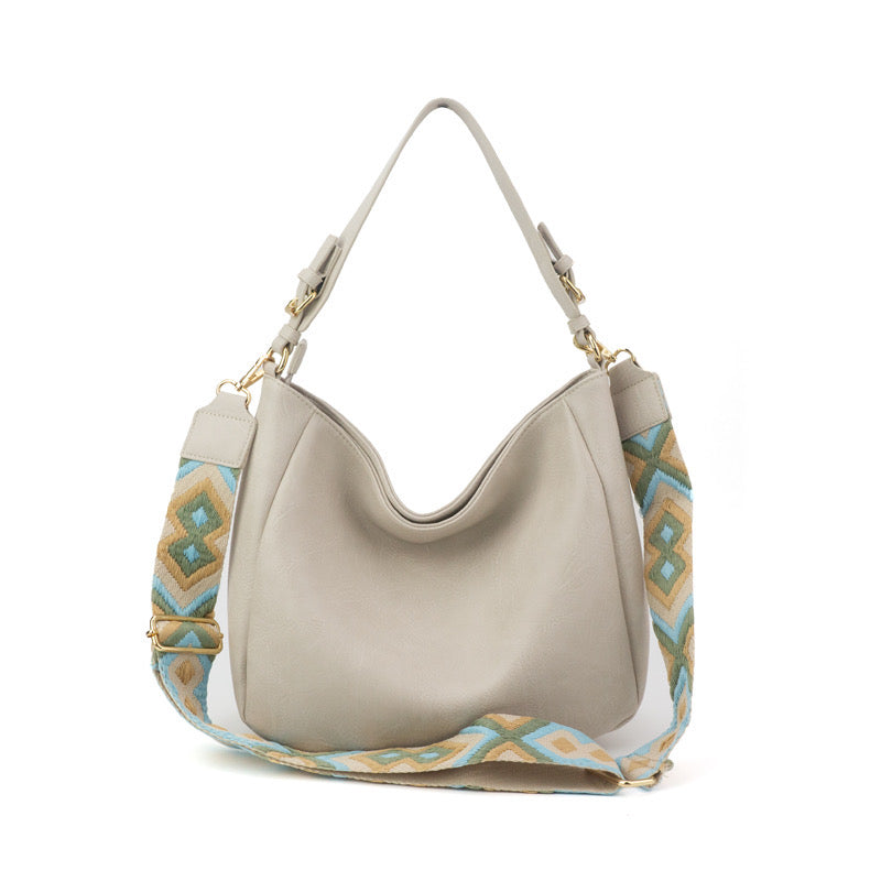 The Harper | Cross Stitch Messenger Bag
