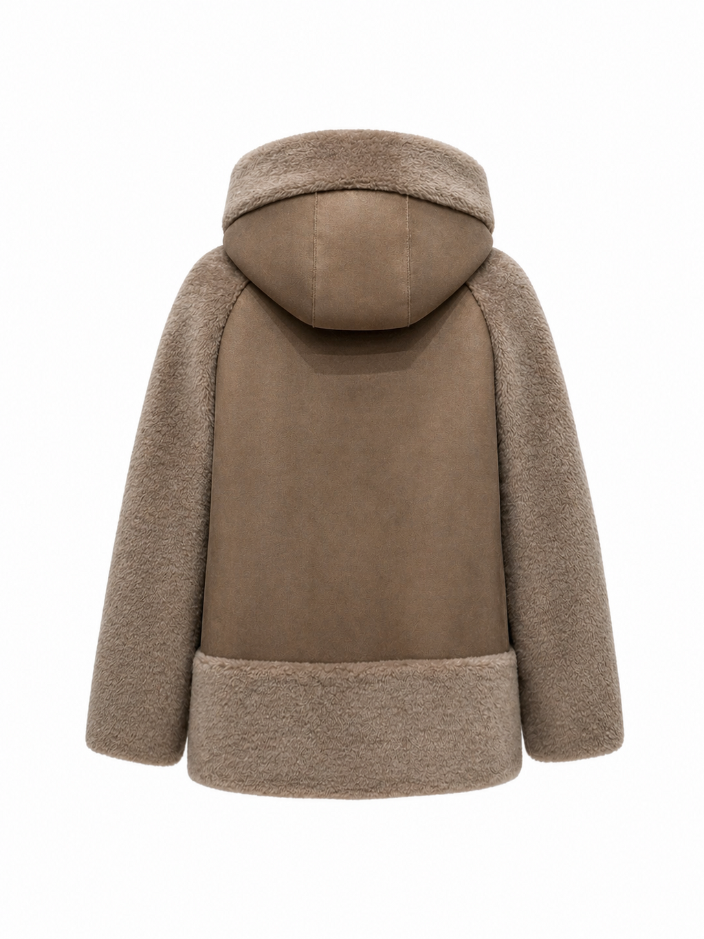 Drew Reversible Faux Fur Suede Hooded Jacket