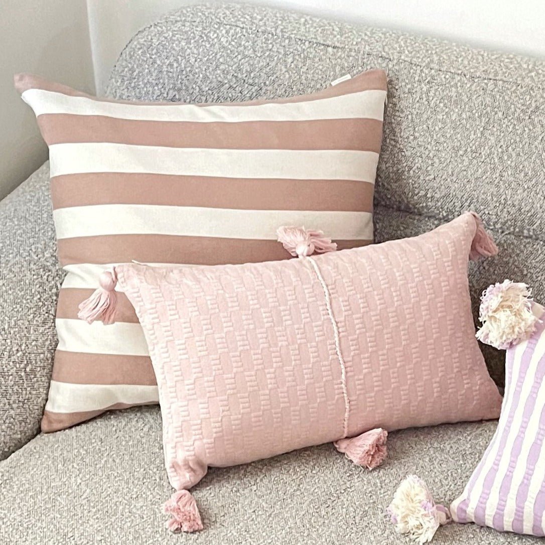 Antigua Pillow - Ballet Slipper Pink Solid