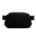 The Lennon Sherpa Belt Bag, Sling Bag, Waist Bag | Black