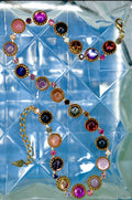 Paint Pot Layering Choker in Punk Rocks (Gold)