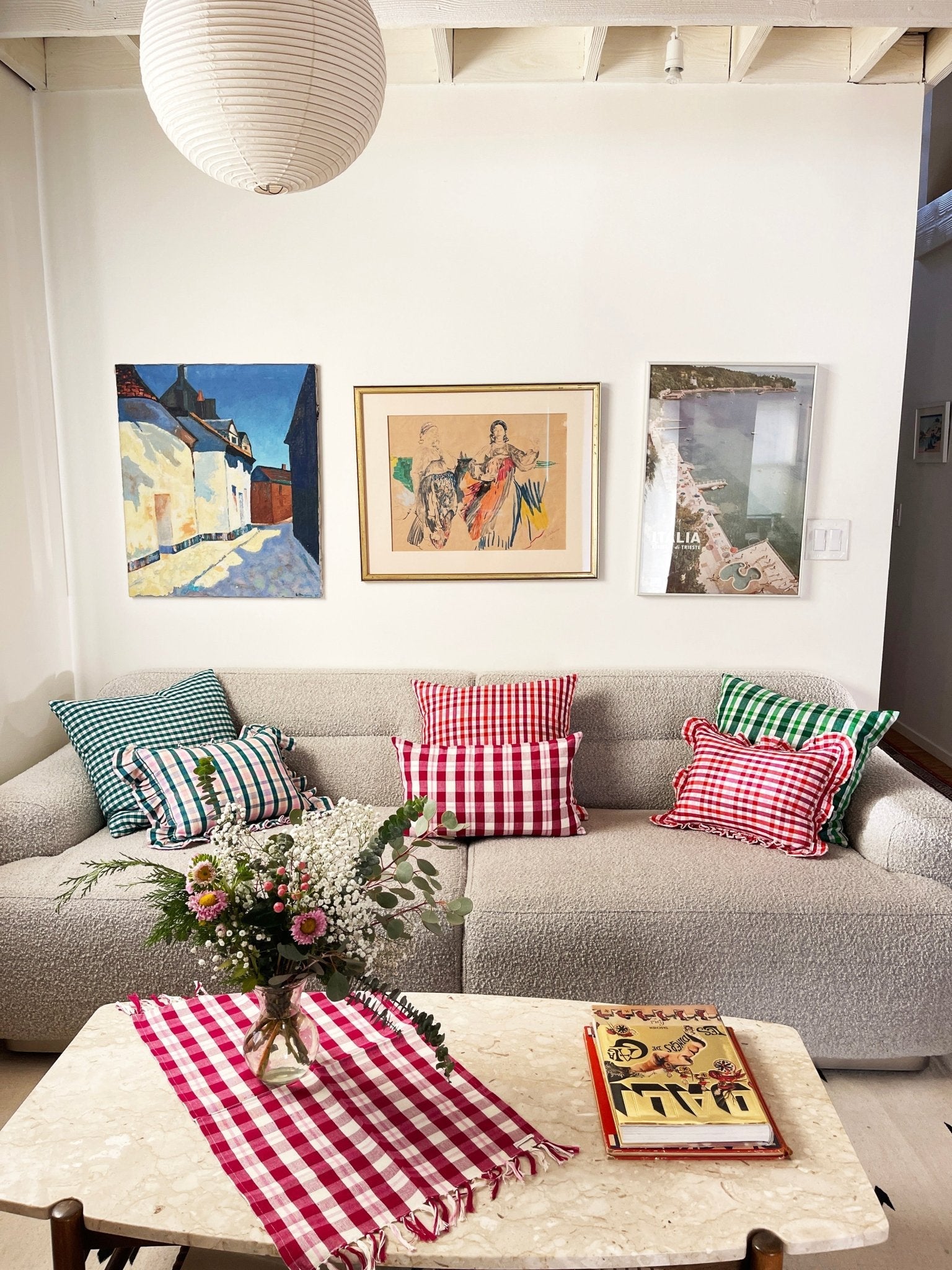 Noel Plaid Pillows