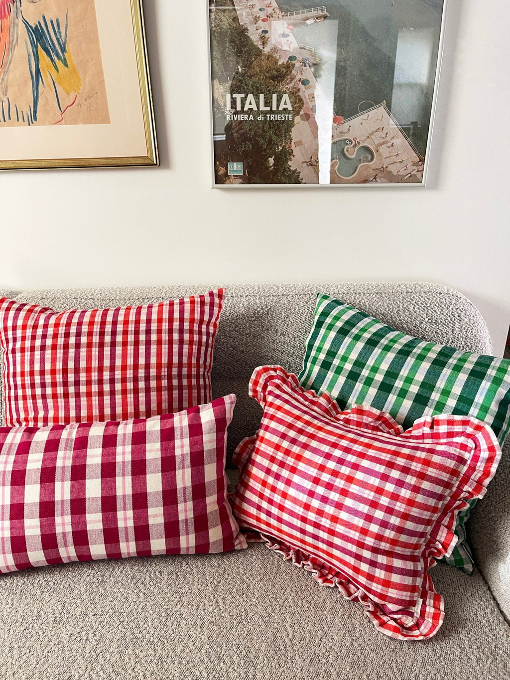Noel Plaid Pillows