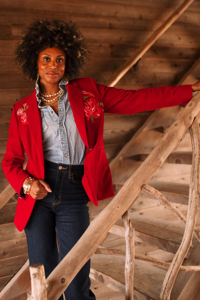 Red Velvet Jacket