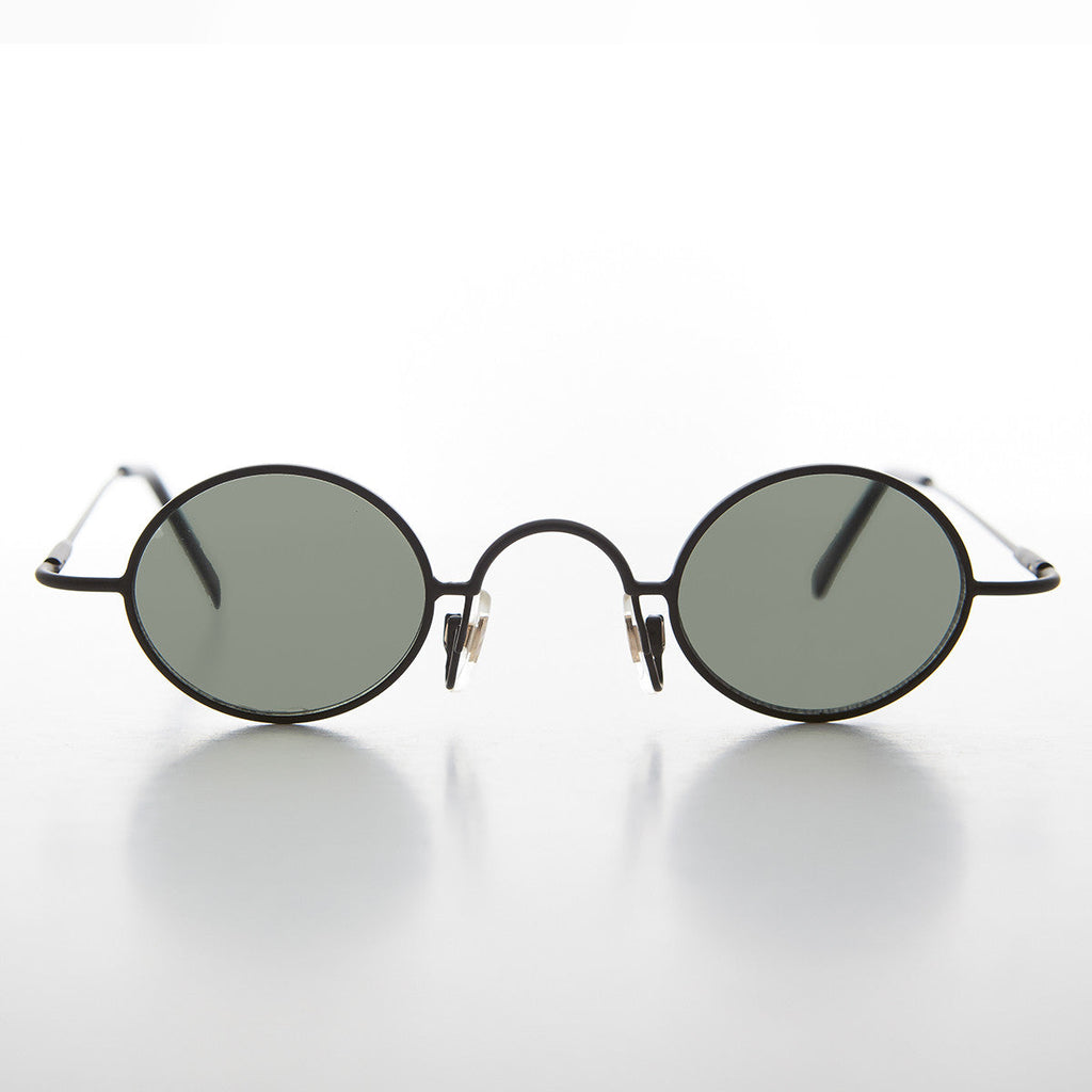 Micro Frame Oval Spectacle Vintage Sunglass - Joseph