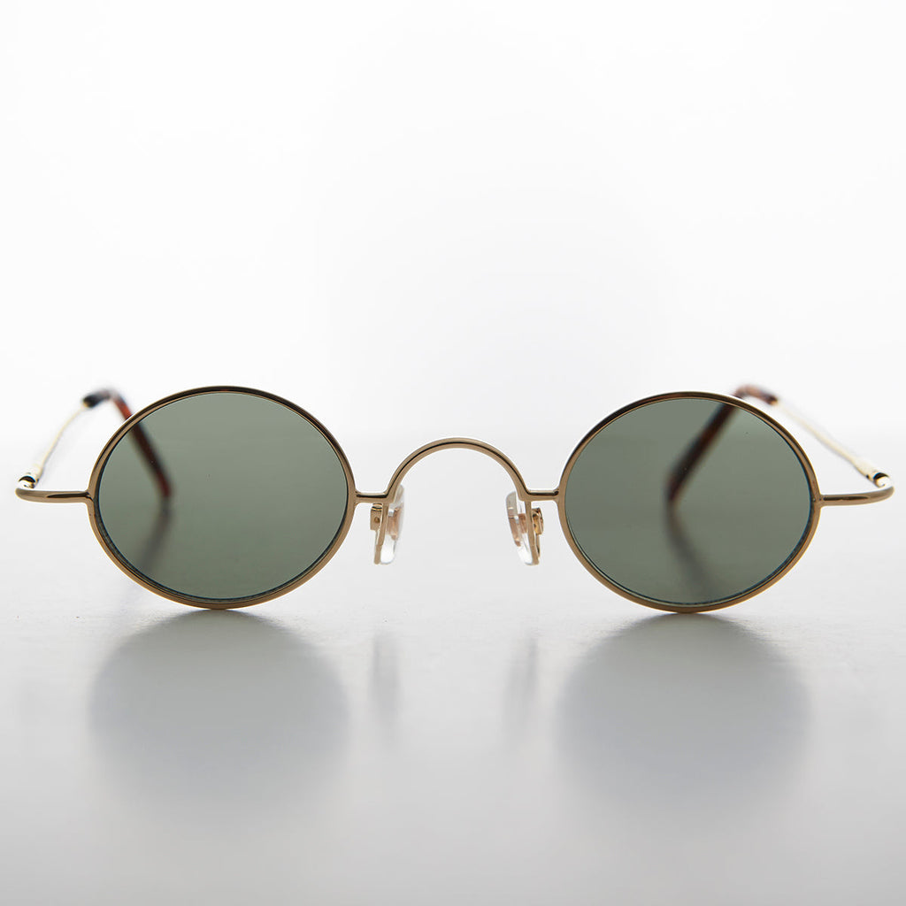 Micro Frame Oval Spectacle Vintage Sunglass - Joseph