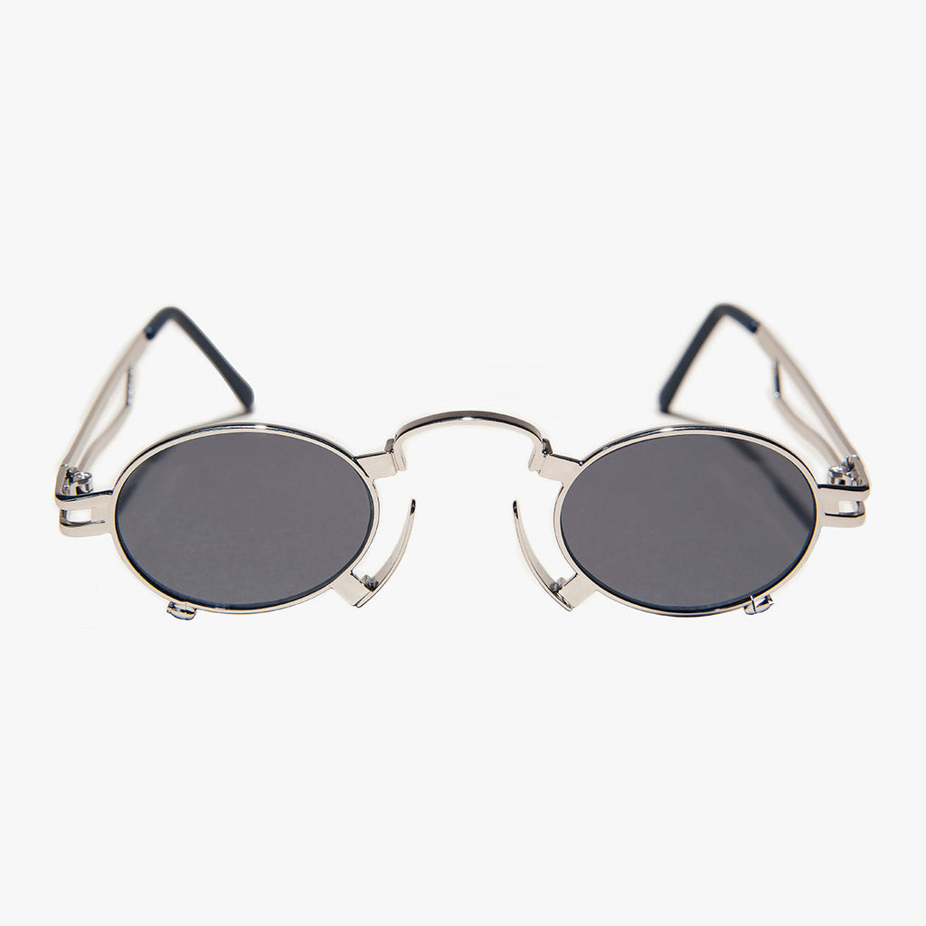 Ultimate Silver Steampunk Sunglass - Jules