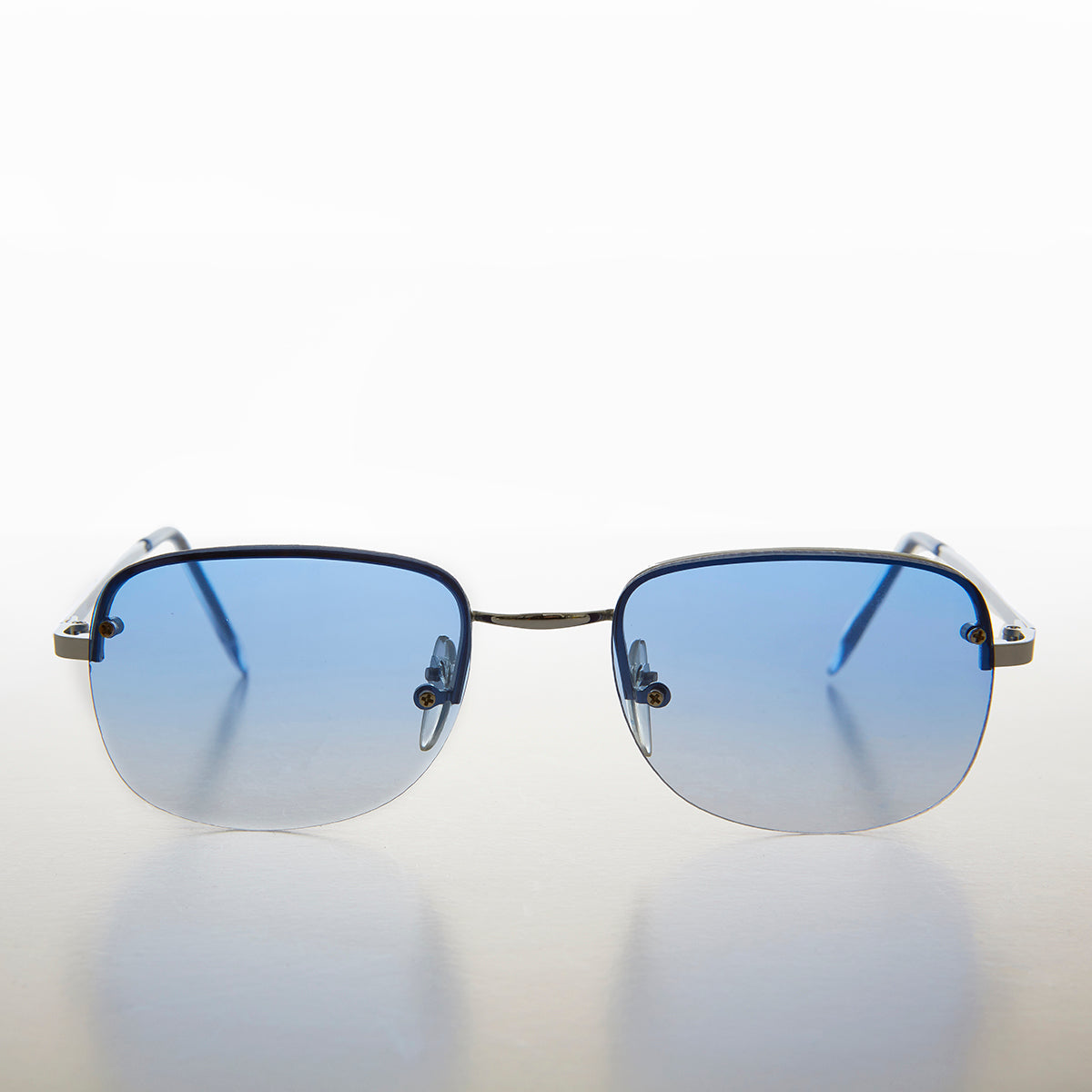 Color Tinted Rimless 90s Vintage Sunglass - June