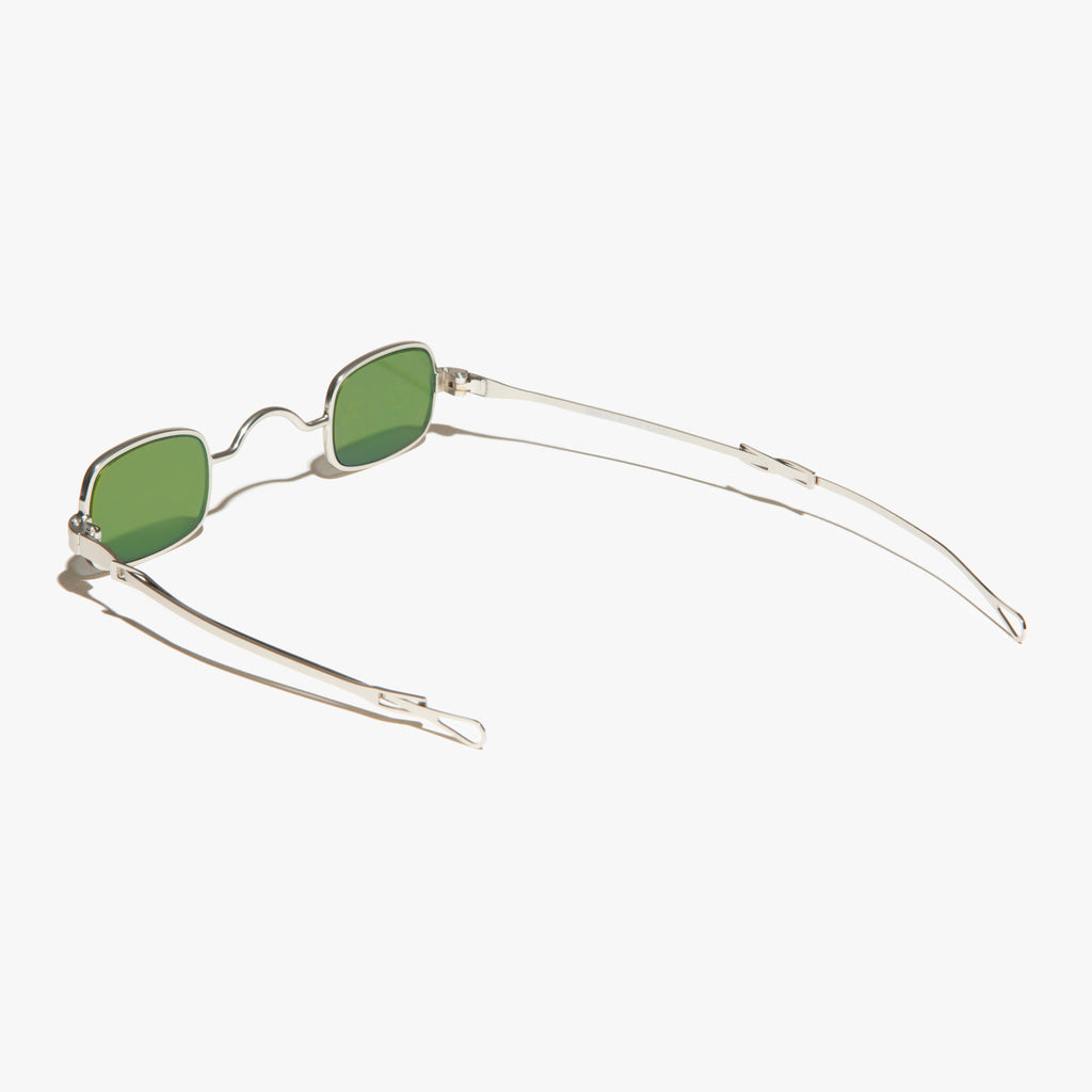 Tiny Rectangular Spectacle Sunglass with Sliding Temples - Kane