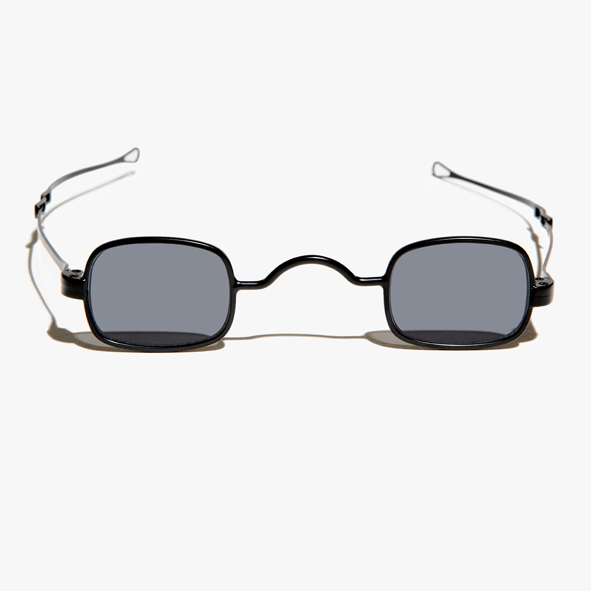 Tiny Rectangular Spectacle Sunglass with Sliding Temples - Kane