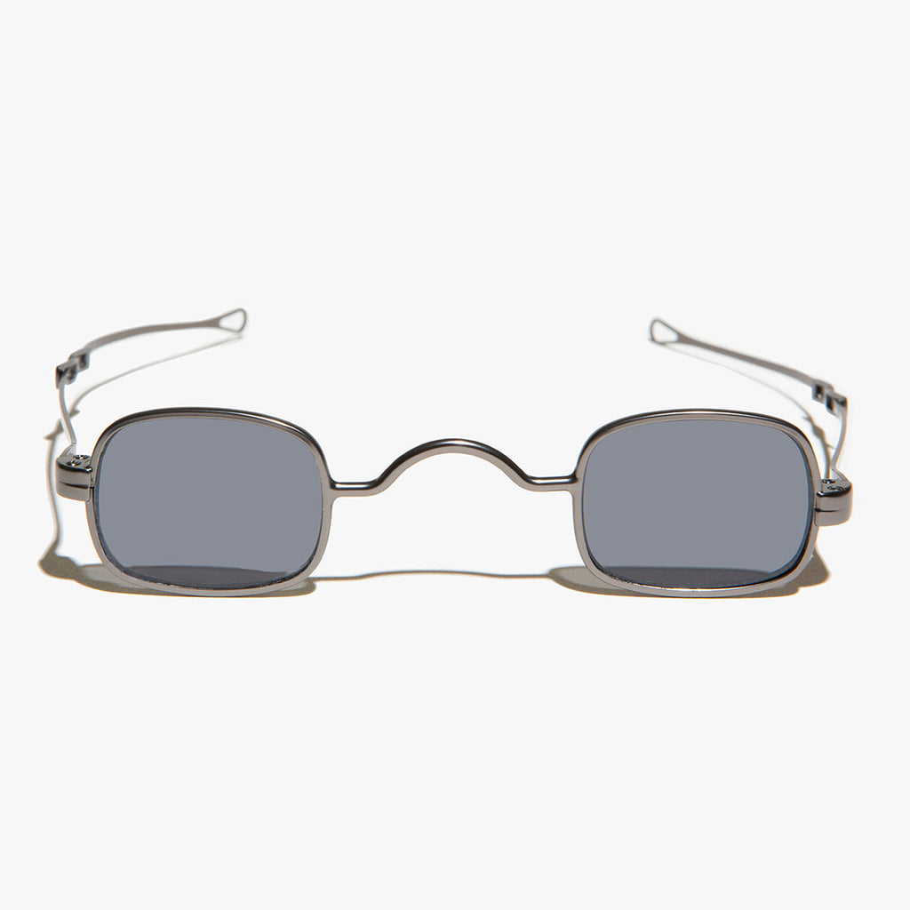 Tiny Rectangular Spectacle Sunglass with Sliding Temples - Kane