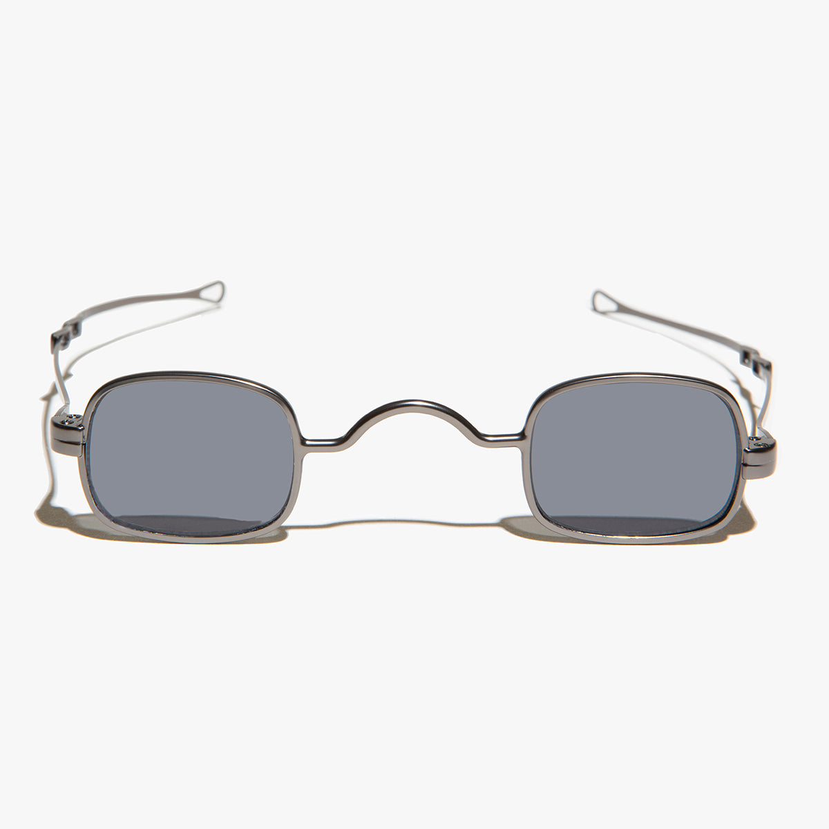 Tiny Rectangular Spectacle Sunglass with Sliding Temples - Kane