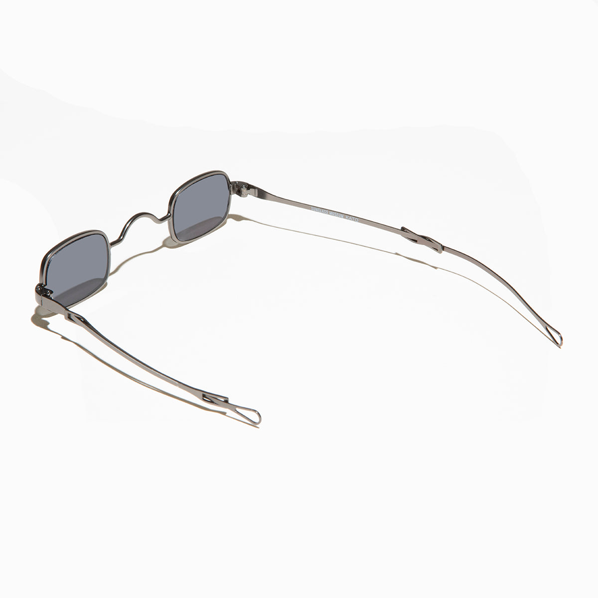Tiny Rectangular Spectacle Sunglass with Sliding Temples - Kane