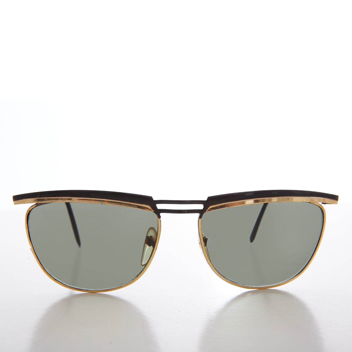 Unisex Gold Vintage 90s Sunglasses - Kilkea