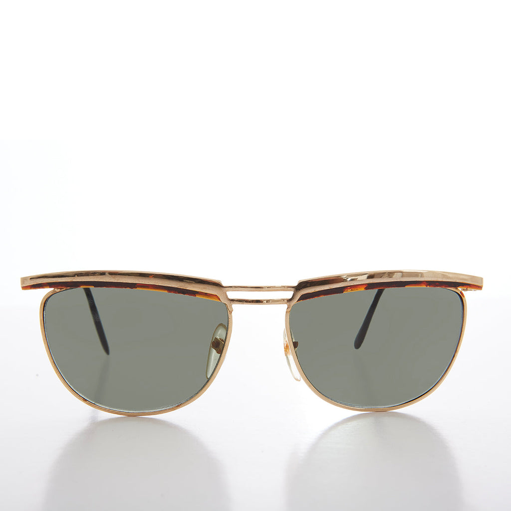 Unisex Gold Vintage 90s Sunglasses - Kilkea