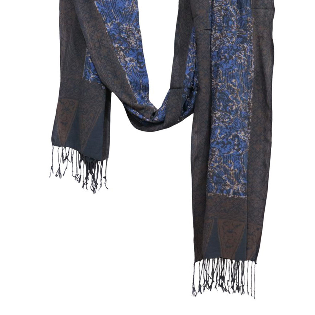 Handmade Batik Scarf - 100% Soft Cotton - Butterfly Brown