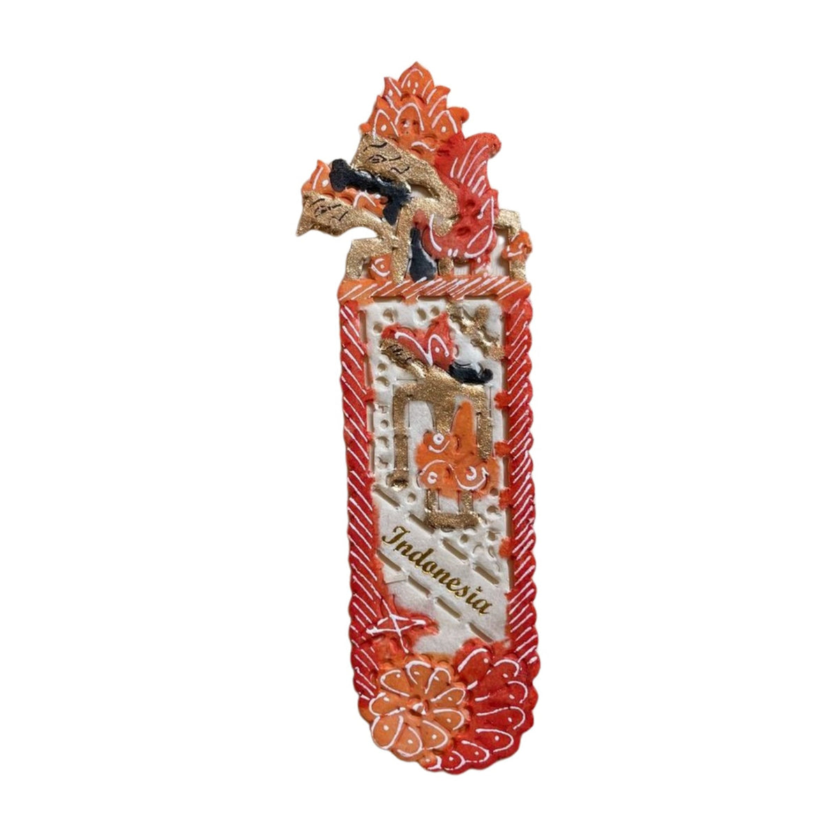 Leather Shadow Puppet Indonesian Wayang Bookmark