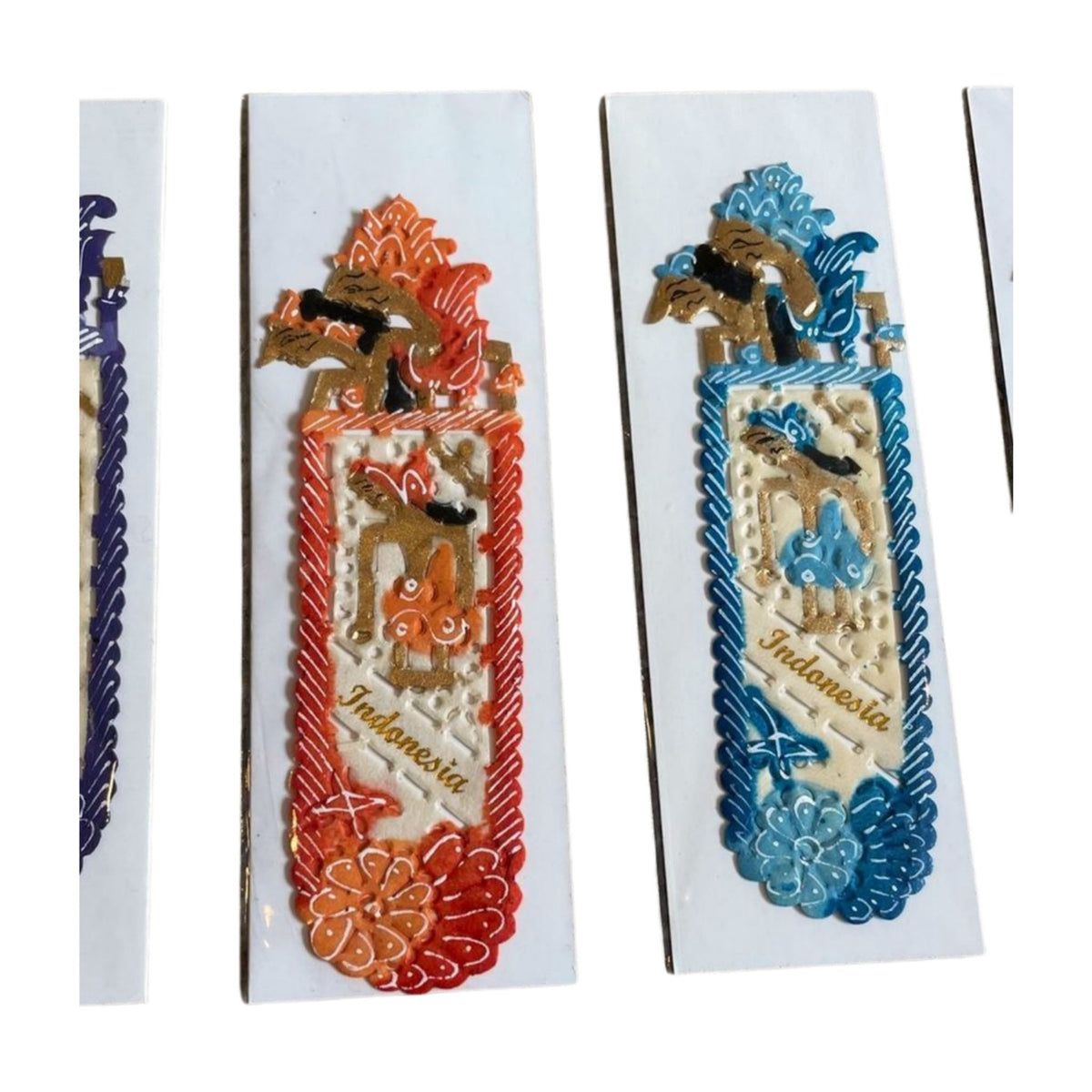 Leather Shadow Puppet Indonesian Wayang Bookmark