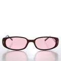 90s Mod Rectangular Sunglass Color Lens - Landis