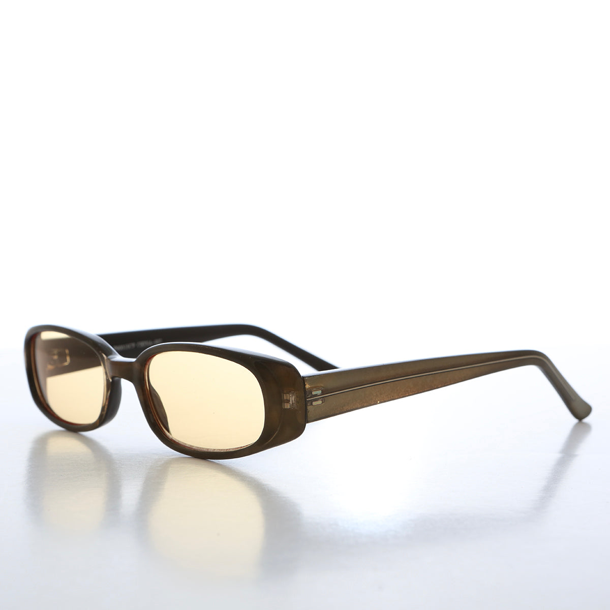 90s Mod Rectangular Sunglass Color Lens - Landis