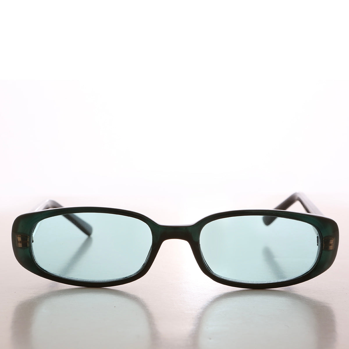 90s Mod Rectangular Sunglass Color Lens - Landis