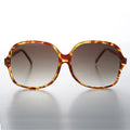 Tortoiseshell Oversized Square Women's Sunglass - Leticia