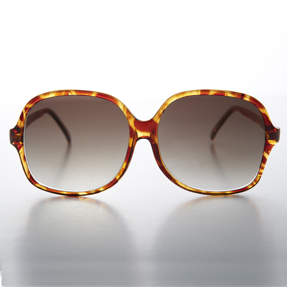 Tortoiseshell Oversized Square Women's Sunglass - Leticia