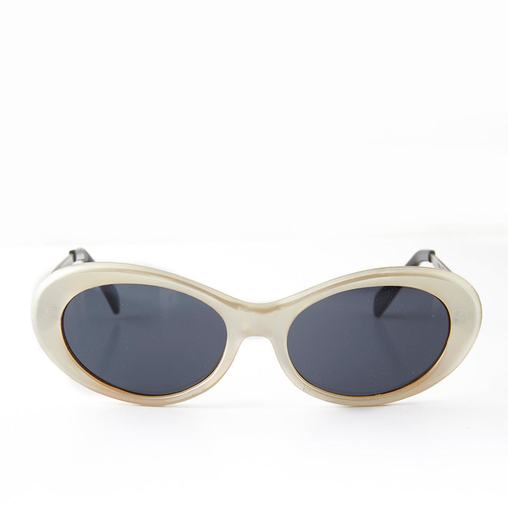Oval Mod Punk Cateye 90s Vintage Sunglass - Loretta