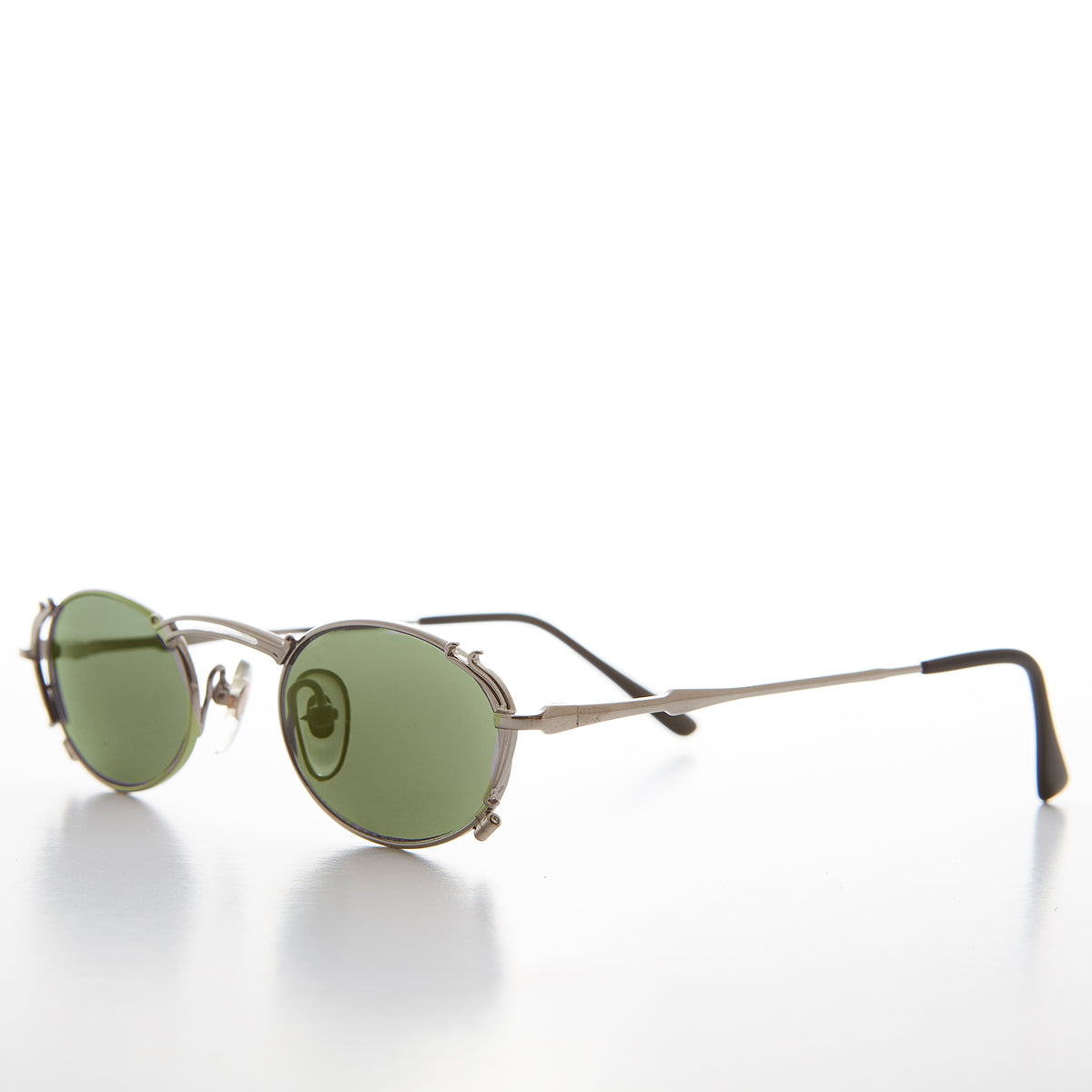 Tiny Oval Intricate Spectacles Vintage Sunglass - Lowell