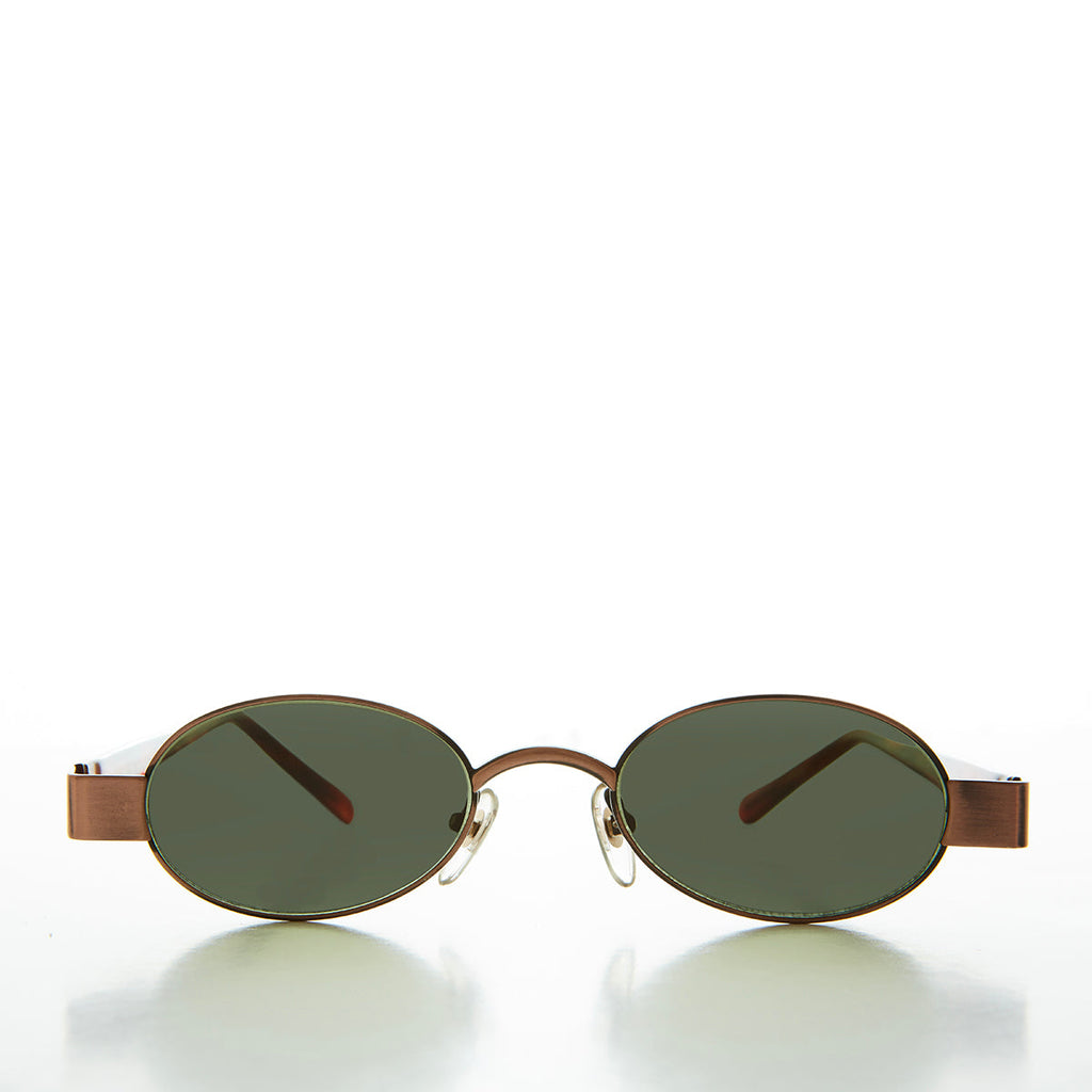 90s Oval Micro Sunglasses - Luna