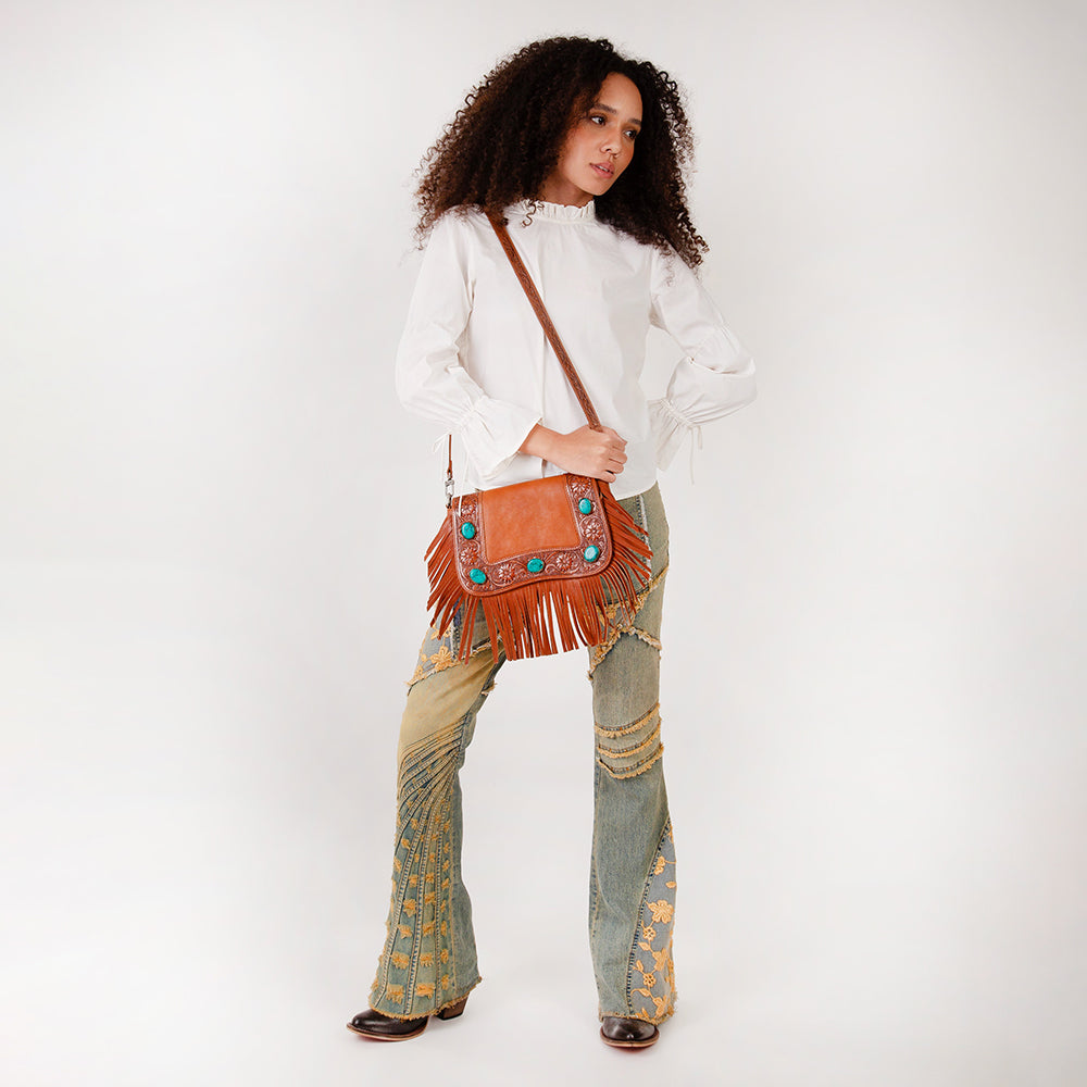 Loyal West Boho Medium Tassle Bag