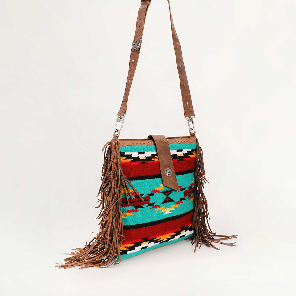 Loyal West Long Chap Cowhide Tassle Bag