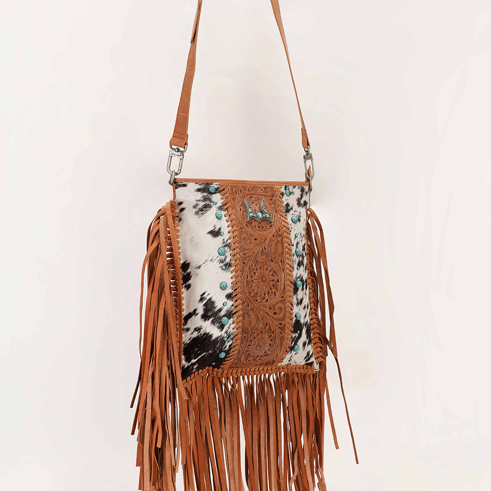 Loyal West Tucson Cowhide Tassle Bag