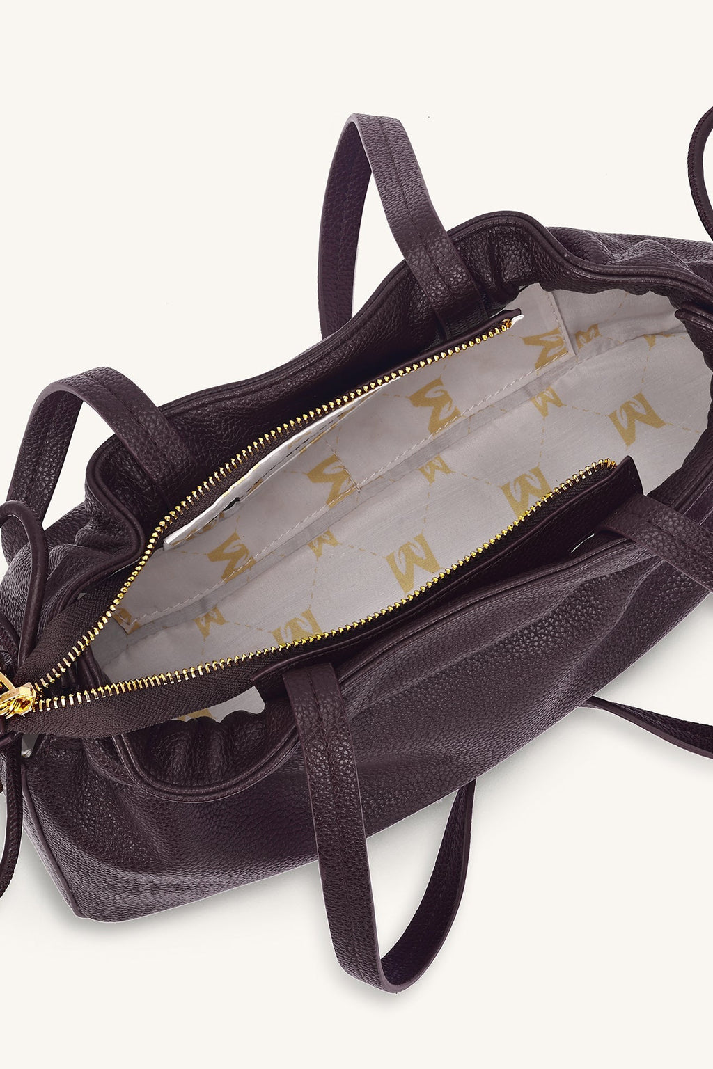 Mira & Moss Solene Drawstring Shoulder Bag - Cocoa