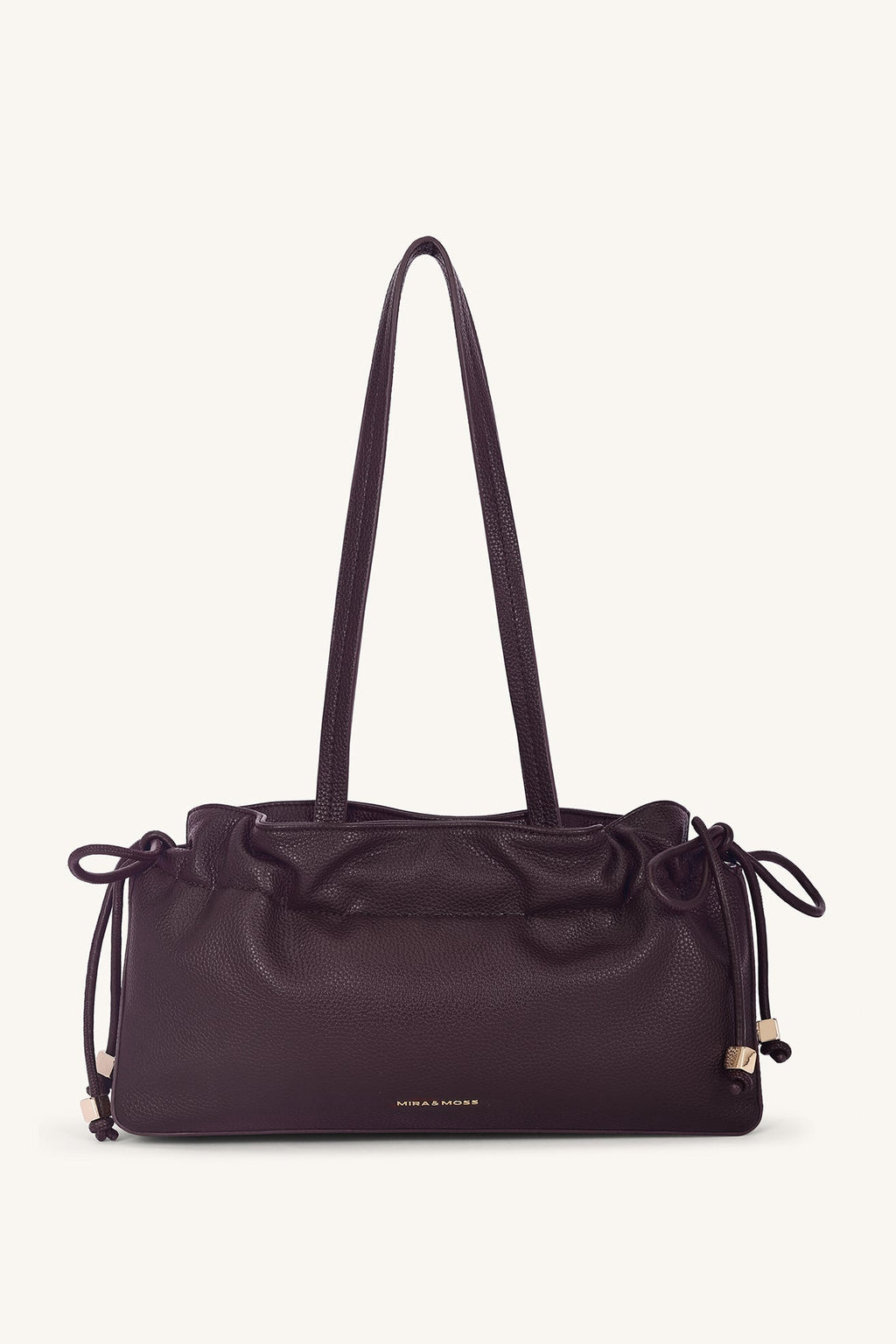 Mira & Moss Solene Drawstring Shoulder Bag - Cocoa