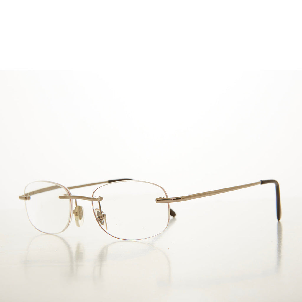 Rimless Oval Reading Glasses - Molton