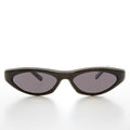 Oval Micro Cat Eye Vintage Sunglasses - Mulvany