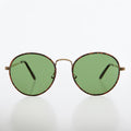 Round Unisex Polo Glass Lens Vintage Sunglass - Murphy