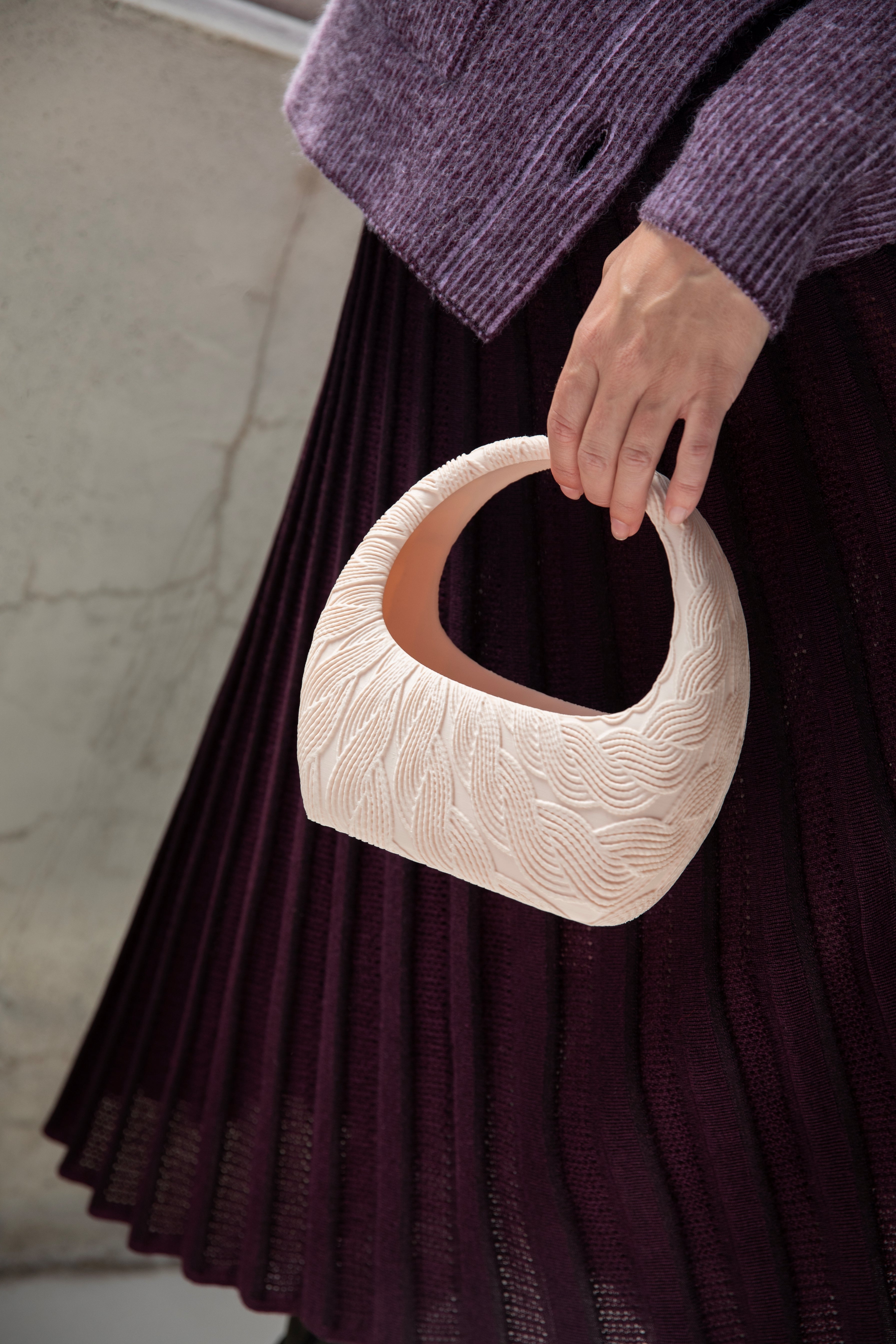MARION 3D PRINT CABLE HANDBAG