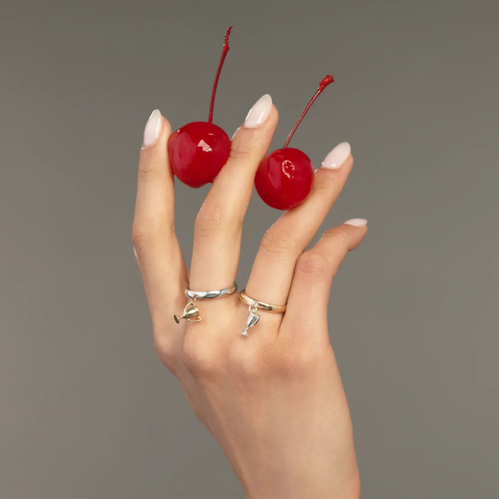 Silver Micro-Mini Trophy Ring