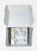 Newborn 3 pc Gift Set w Gift Box- "Protection Jaguar" GREEN
