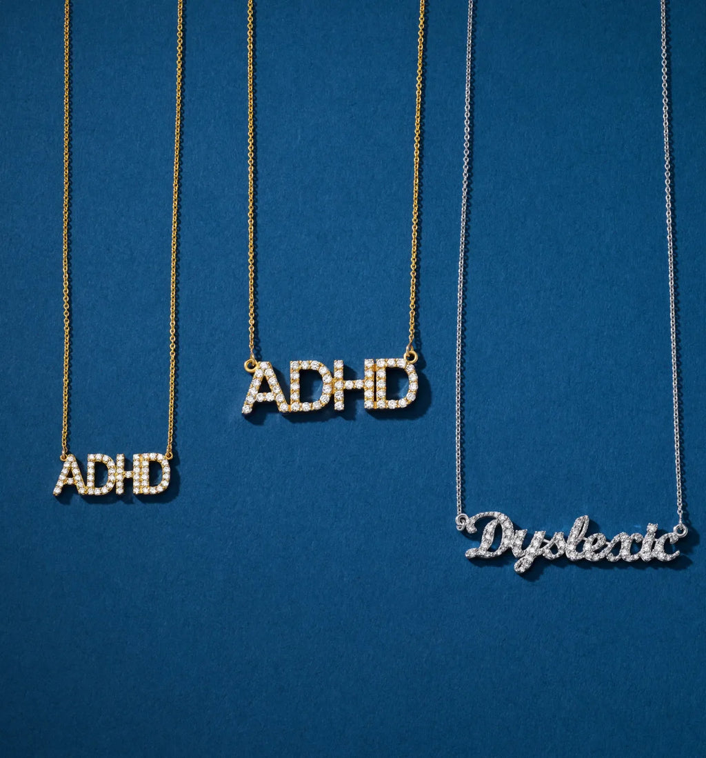 "ADHD" Diamond Nameplate