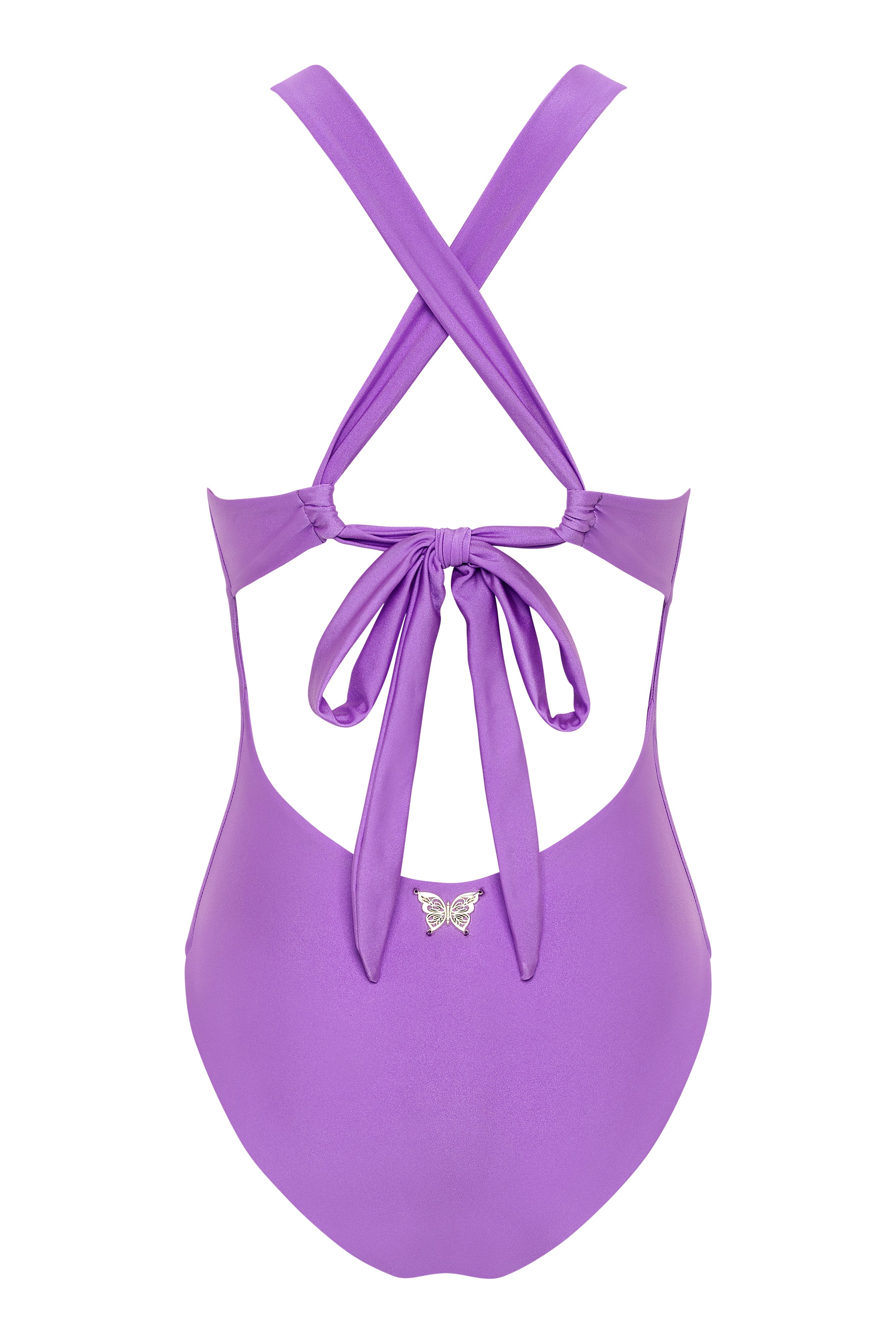 Goddess in Lilac One Piece Swimsuit