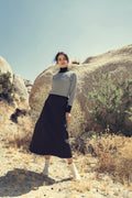 WOOL SEAM SKIRT