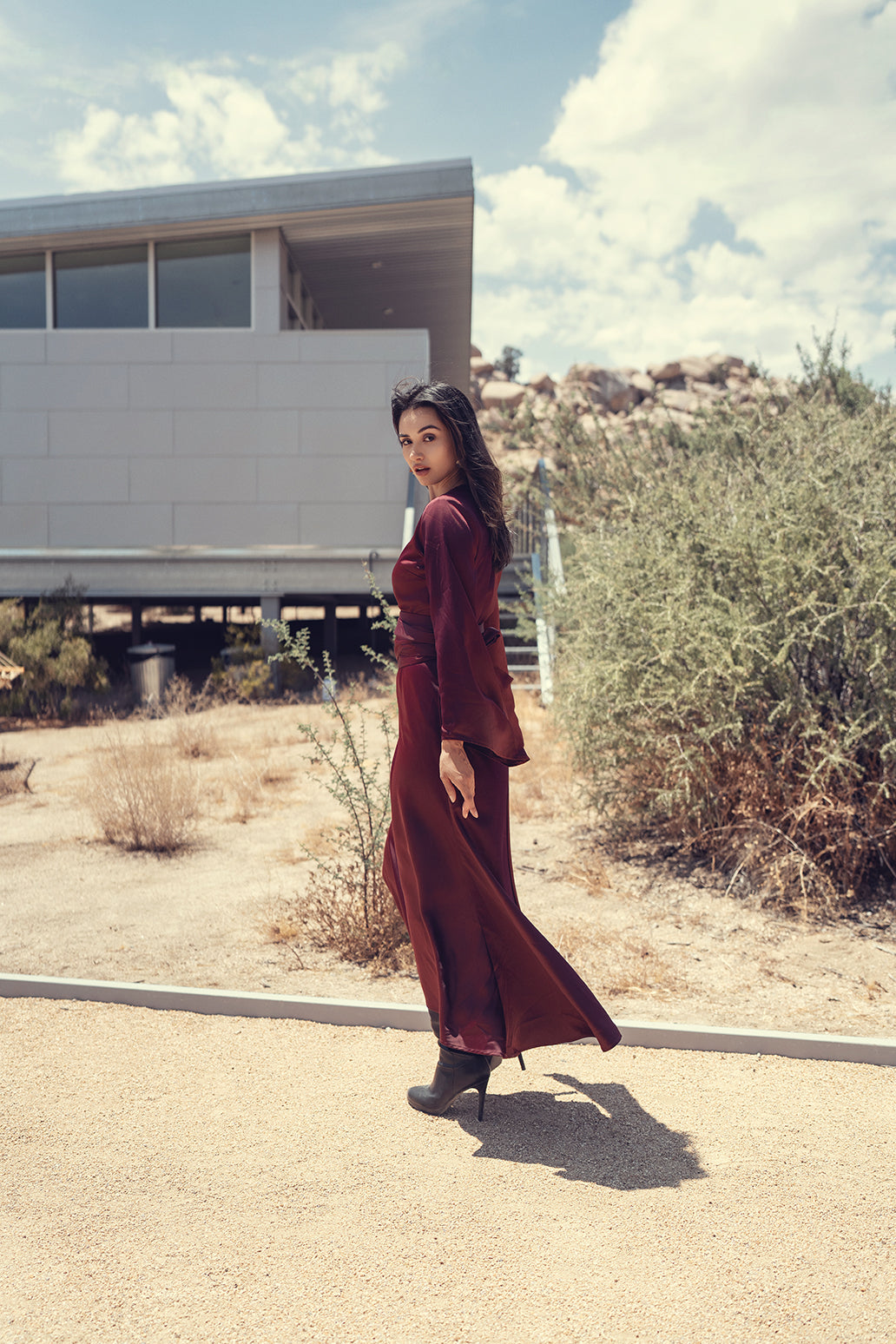 BELL SLEEVE DRESS