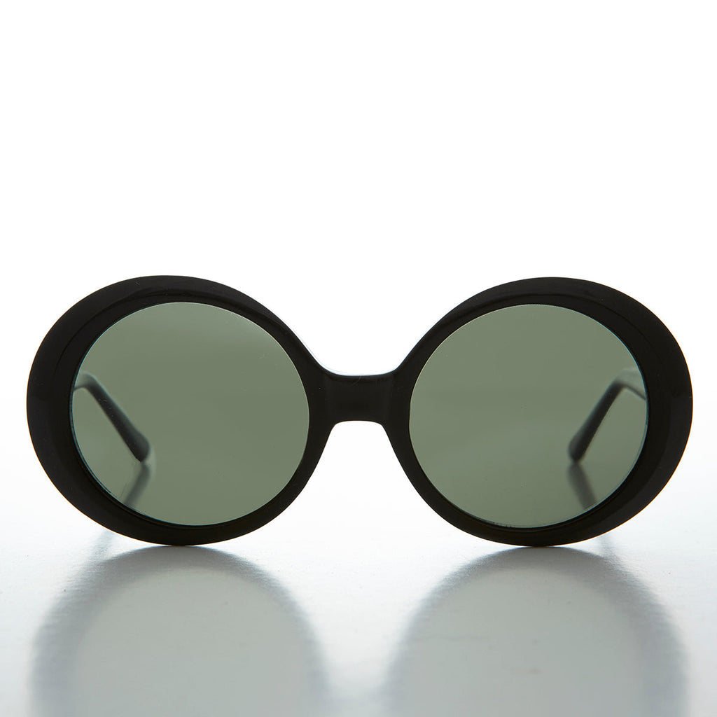Oversized Round Mod Vintage Sunglasses - Opal