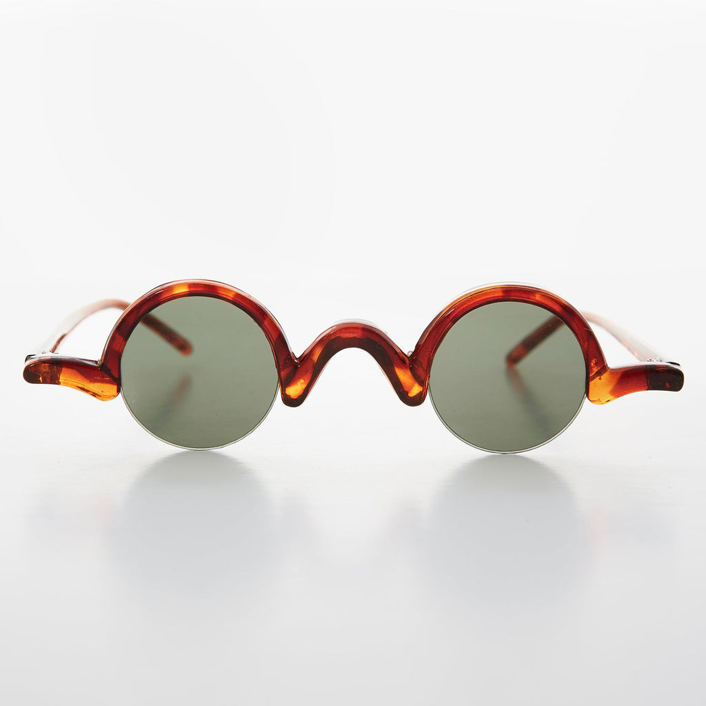 Round Victorian Vintage Spectacle Sunglass - Ozzy